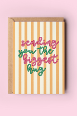 Sending You The Biggest Hug Card