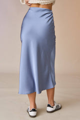 Mia Satin Midi Skirt