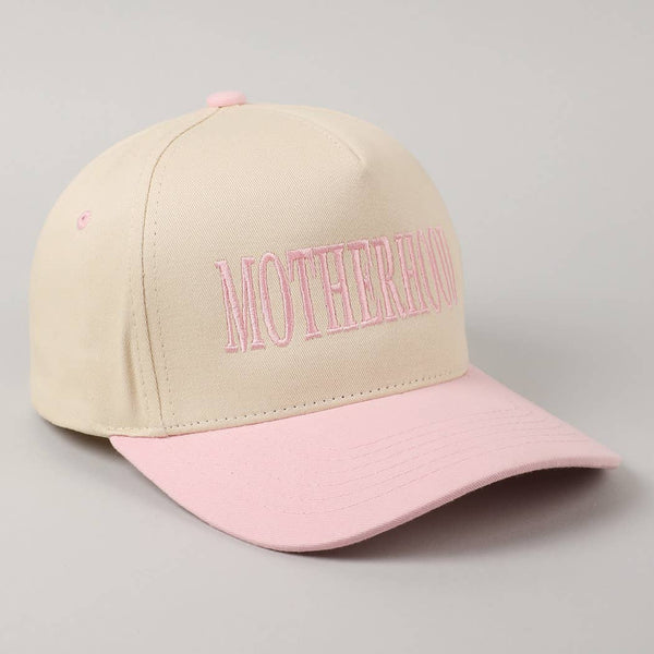 MOTHERHOOD Embroidered Two-Tone Trucker Hat
