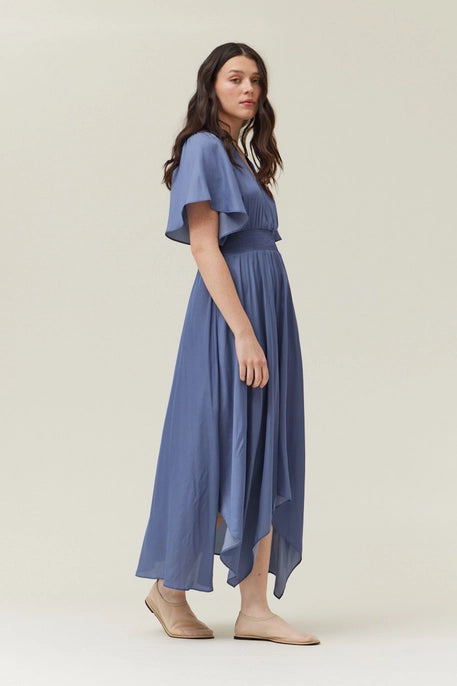 Unbalanced Skirt Maxi Dress
