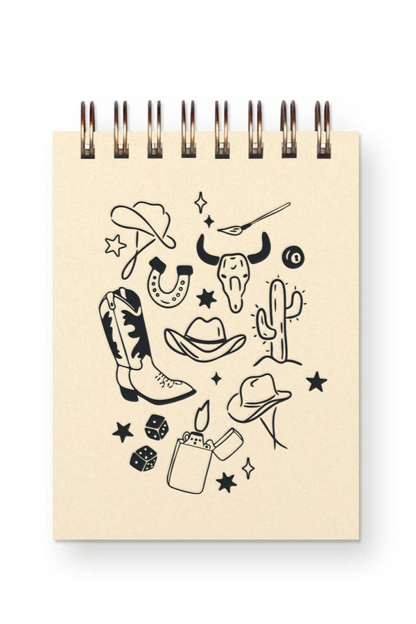Western Mini Jotter Notebook