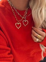 Open Heart Necklace