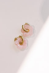 Color Me Daisy Hoop Earrings