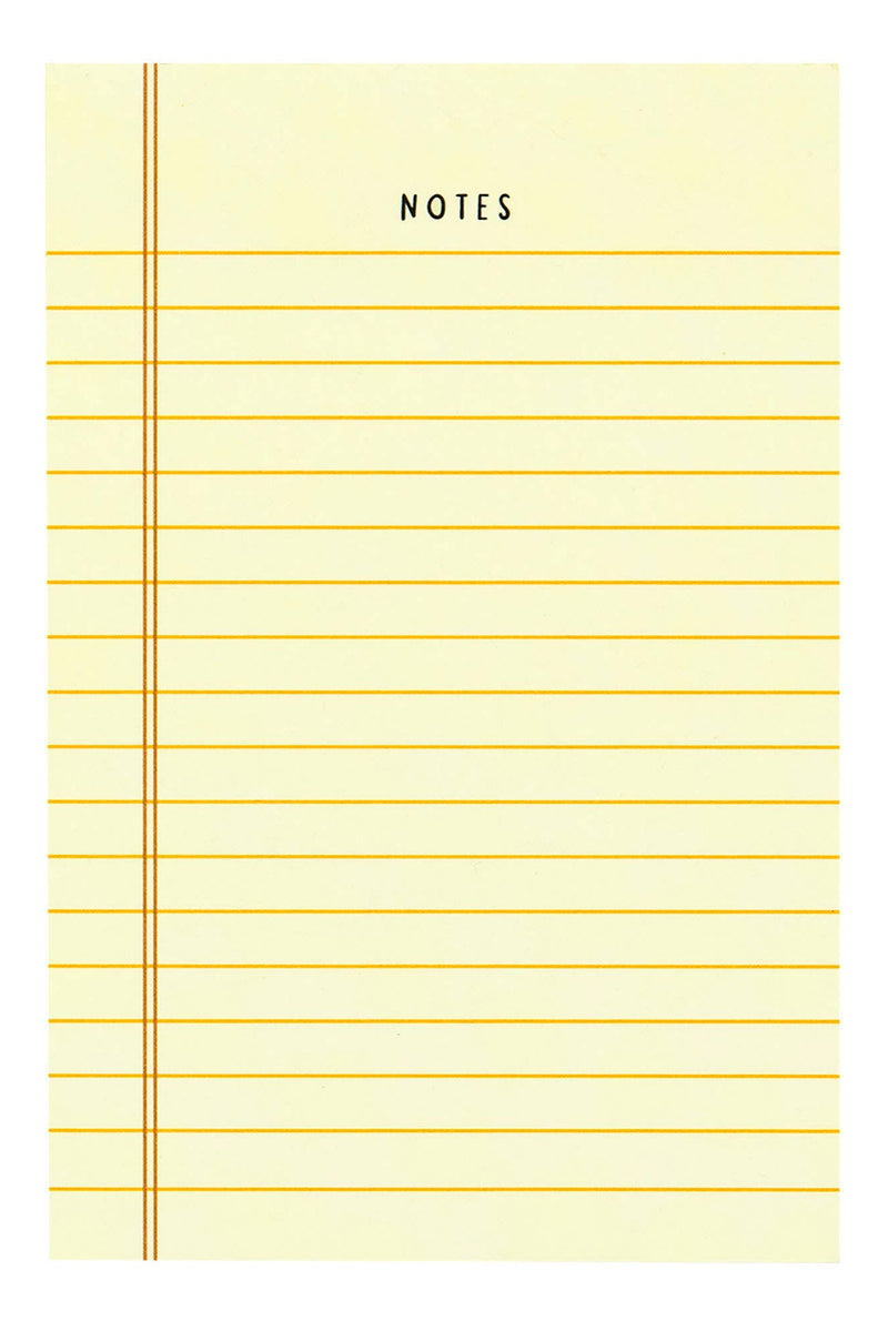 Yellow Notes Notepad