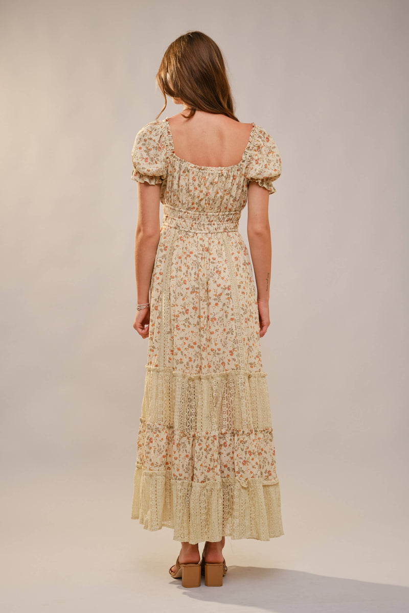 Sierra Floral Puff Sleeve Dress