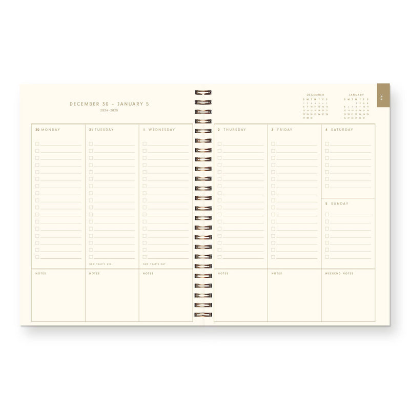 2026 Striped Dated Planner