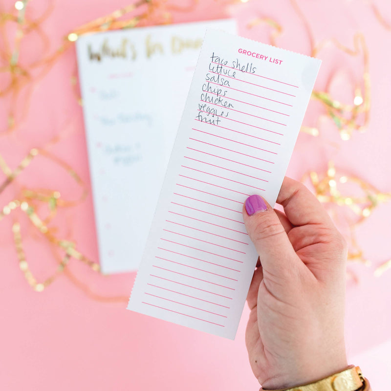 Meal Planning Notepad - "What's for Dinner?"