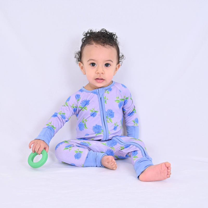 You Had Me At Hydrangea Baby Bamboo Pajamas