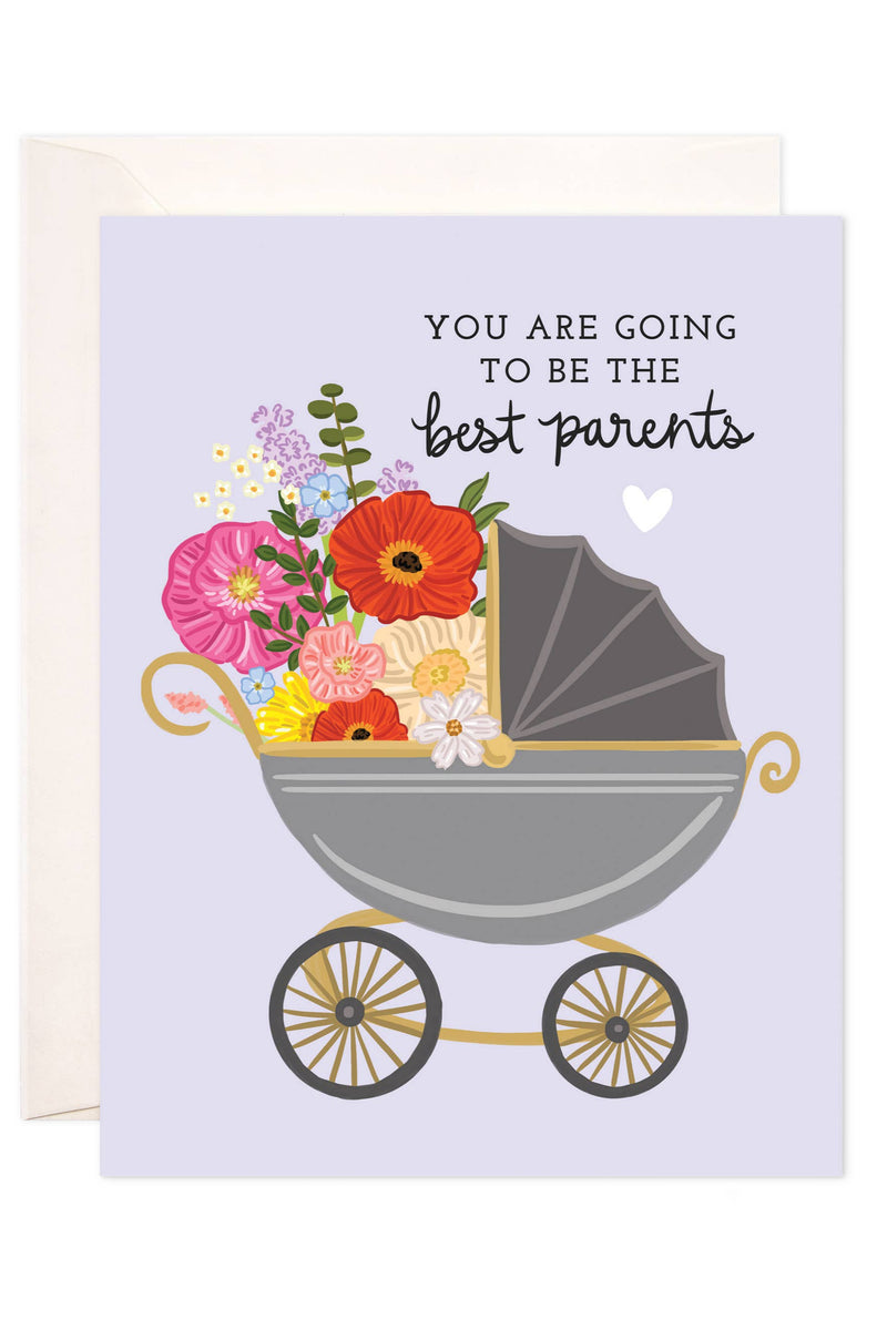 Best Parents Carriage Greeting Card