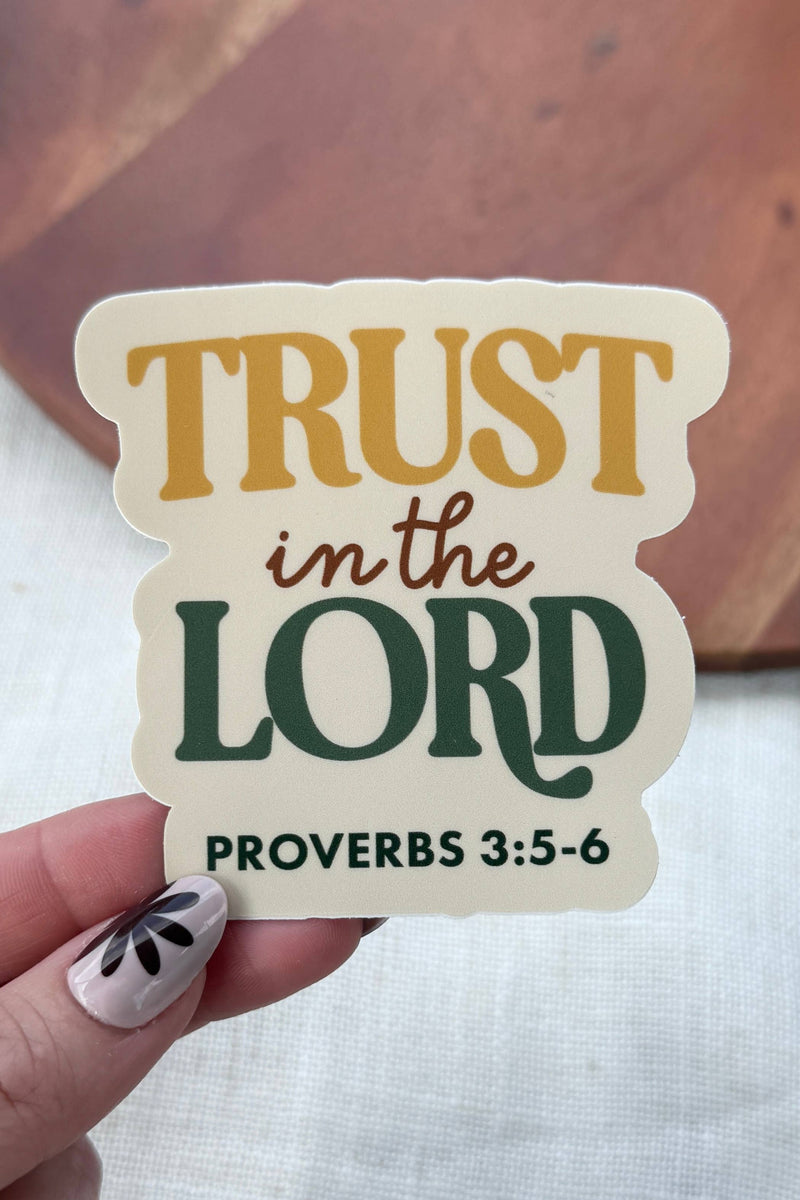 "Trust in the Lord" Sticker