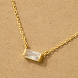 Mini Stud Pendant Necklace