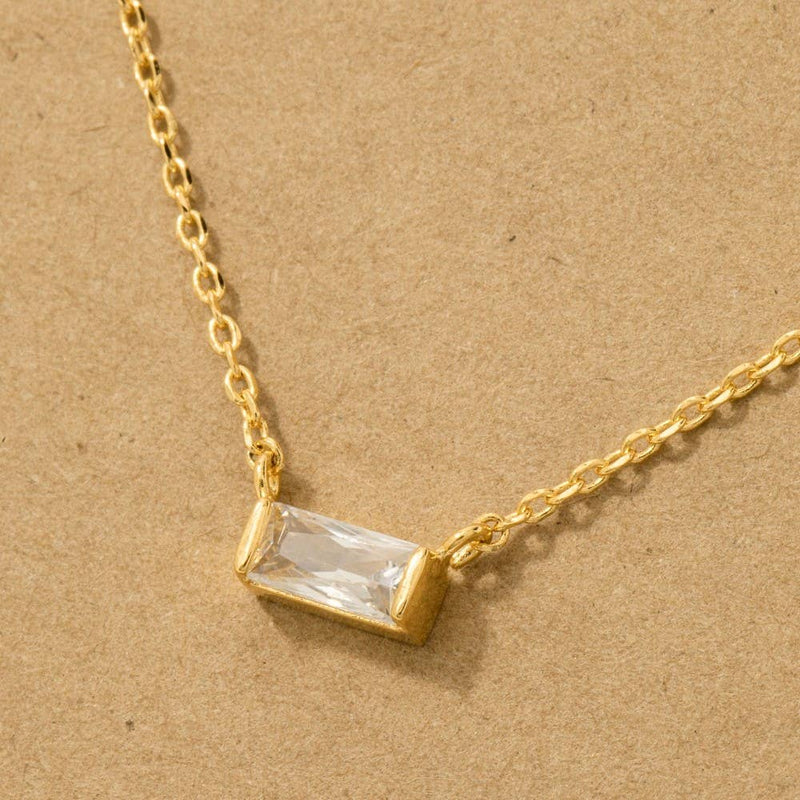 Mini Stud Pendant Necklace