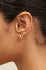 18K Gold 13mm Zenith Hoops