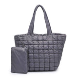 Breakaway - Quilted Puffer Nylon Tote