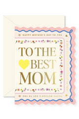 Mother's Day Scallop Greeting Card