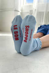 Ruffled Hugger Crew Socks