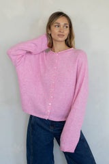Piper Cardigan Pale Pink