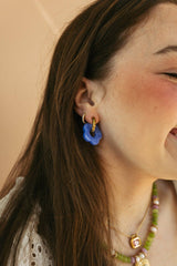 Color Me Daisy Hoop Earrings