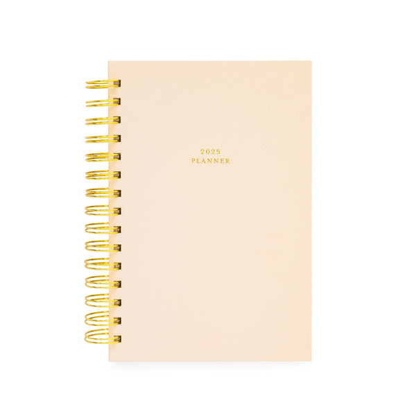 2025 Pale Pink Small Spiral Planner