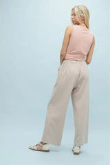 Soft-Touch Seam Detail Pants
