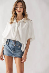 Relaxed Fit Short Sleeve Shirt