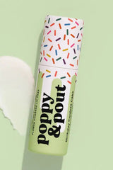 Poppy & Pout Lip Balm, Birthday Confetti Cake