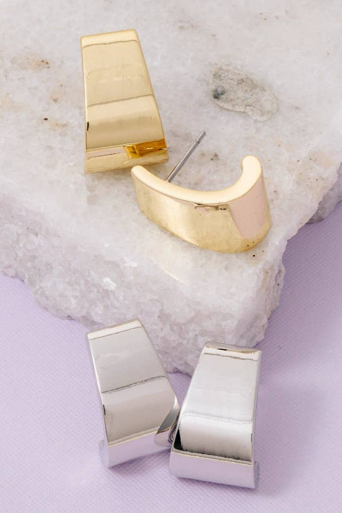 Wide Hoop Earrings