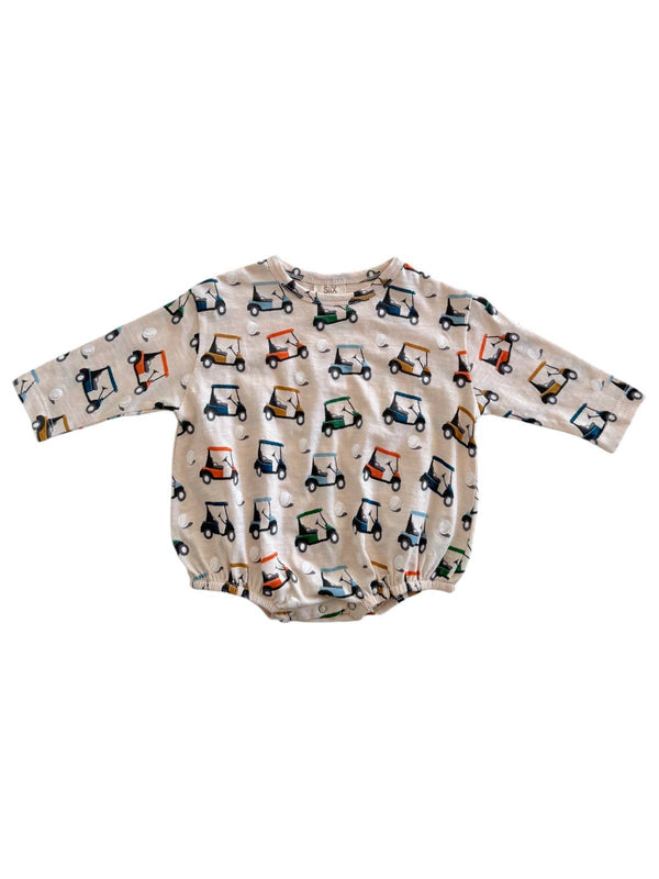 Golf Cart Long Sleeve T-Shirt Bubble
