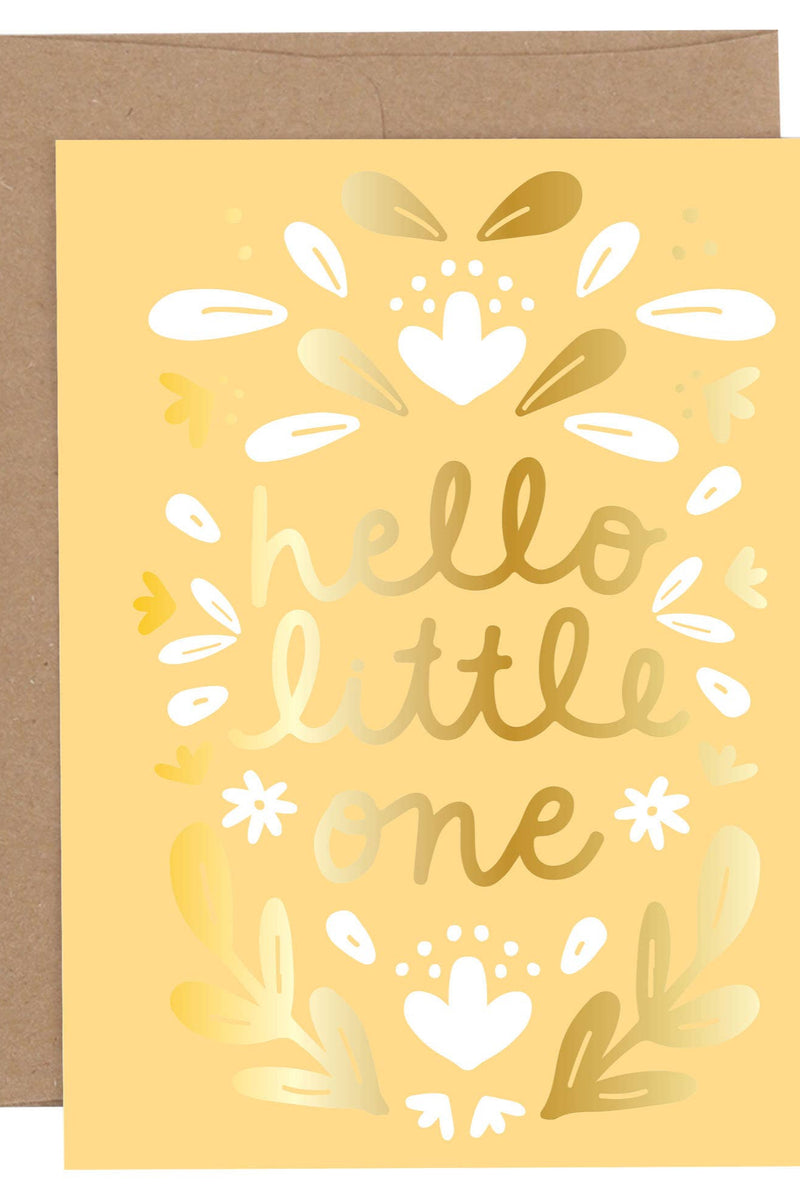 Hello Little One Baby Greeting Card