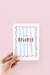 Sweetest Birthday Ice Cream Card