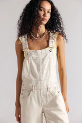 We The Free Good Luck Barrel Overalls