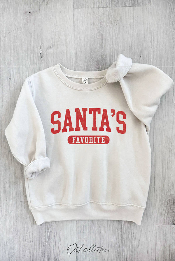 Santa's Favorite Toddler Sweatshirt