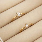 CZ Baguette Ring