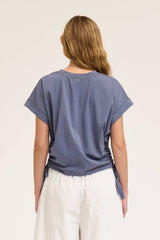Side Scrunch Tee 3 Colors!