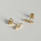 Somewhere Golden Stud Earrings