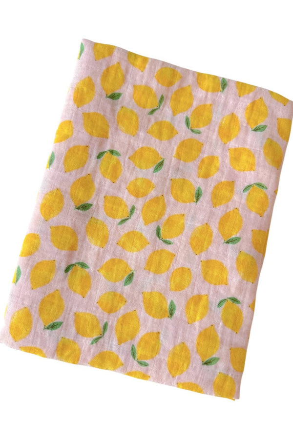 Lemon Sorbet Muslin Swaddle