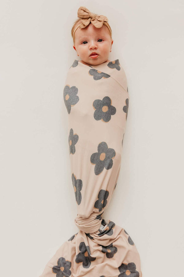 Knit Swaddle Blanket - Gemma