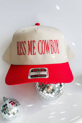Kiss Me Cowboy Trucker Hat