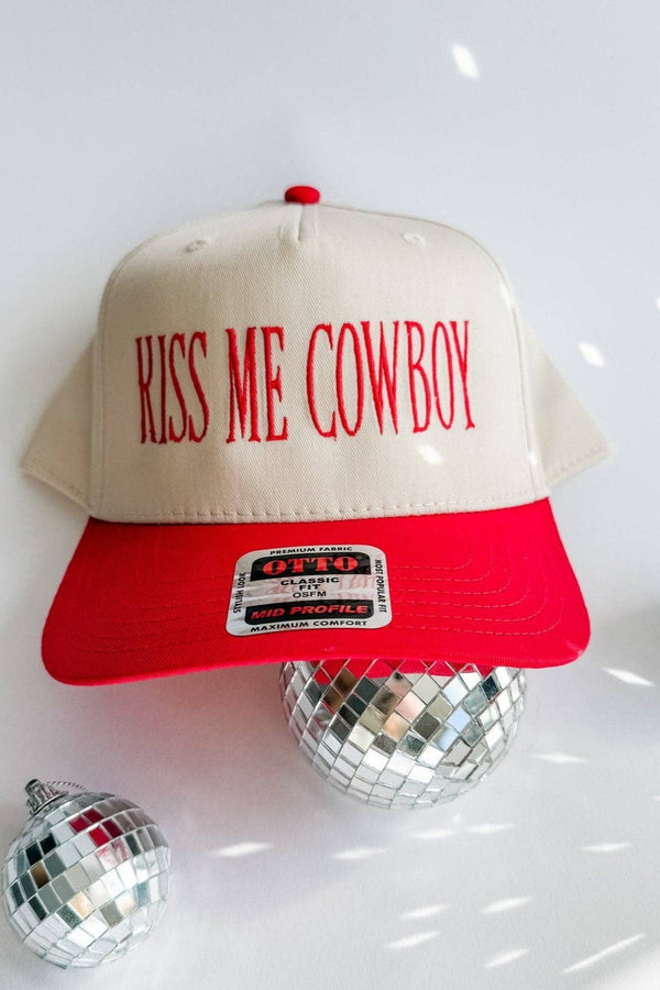 Kiss Me Cowboy Trucker Hat