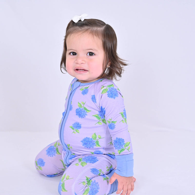 You Had Me At Hydrangea Baby Bamboo Pajamas