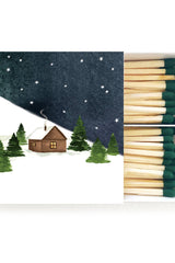 Snowy Cabin Holiday Matches