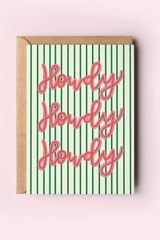 Howdy Howdy Howdy Card