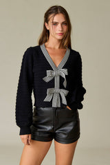 Harper Bow Knit Top