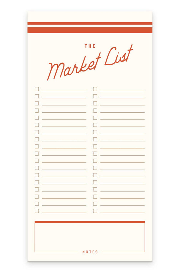 Retro Market List Notepad