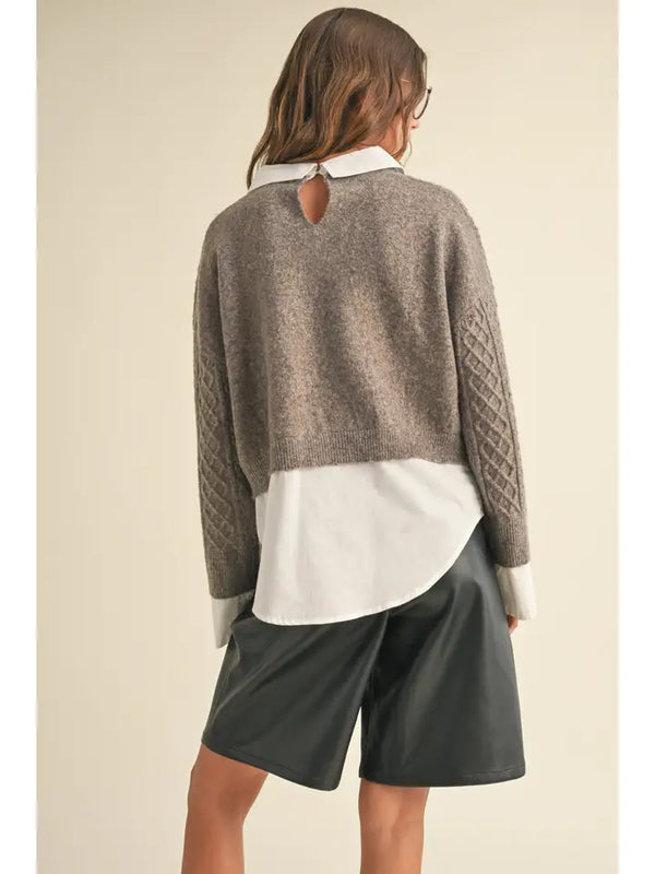 Mocha Sweater Top