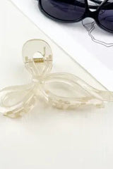 Jelly Bow Hair Claw Clip