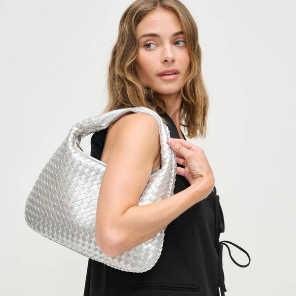 Adela Woven Hobo Purse