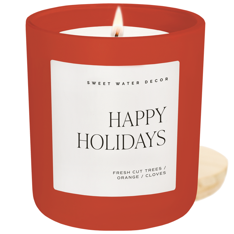 Happy Holidays 15 oz Soy Candle