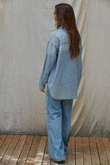 Denim Button-Down Shirt