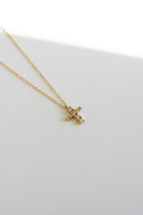Hannah Crystal Cross Necklace
